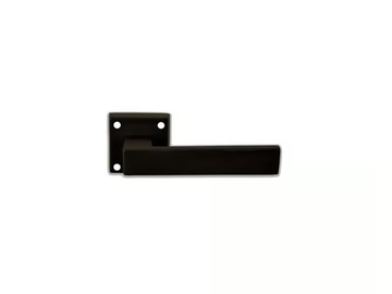 LISCIA - Bronze door handle on rose by GIARA ART DESIGN-BRONZE - view 3